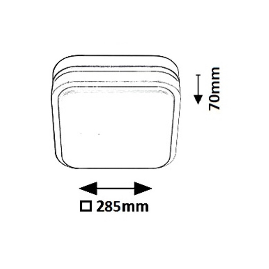 Rabalux - LED Venkovní nástěnné svítidlo LED/12W/230V IP44