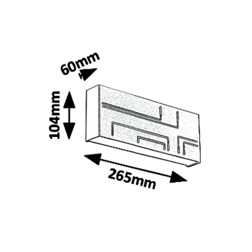Rabalux - LED Venkovní nástěnné svítidlo LED/12W/230V IP65