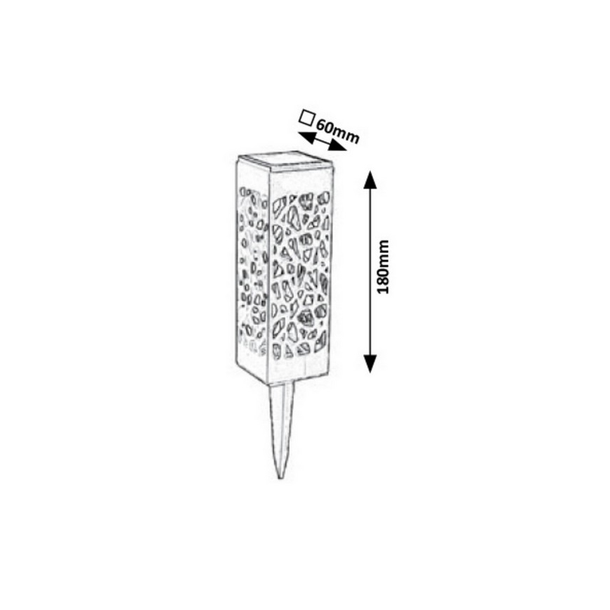 Rabalux - LED Venkovní solární svítidlo LED/0,16W/1xAA IP24