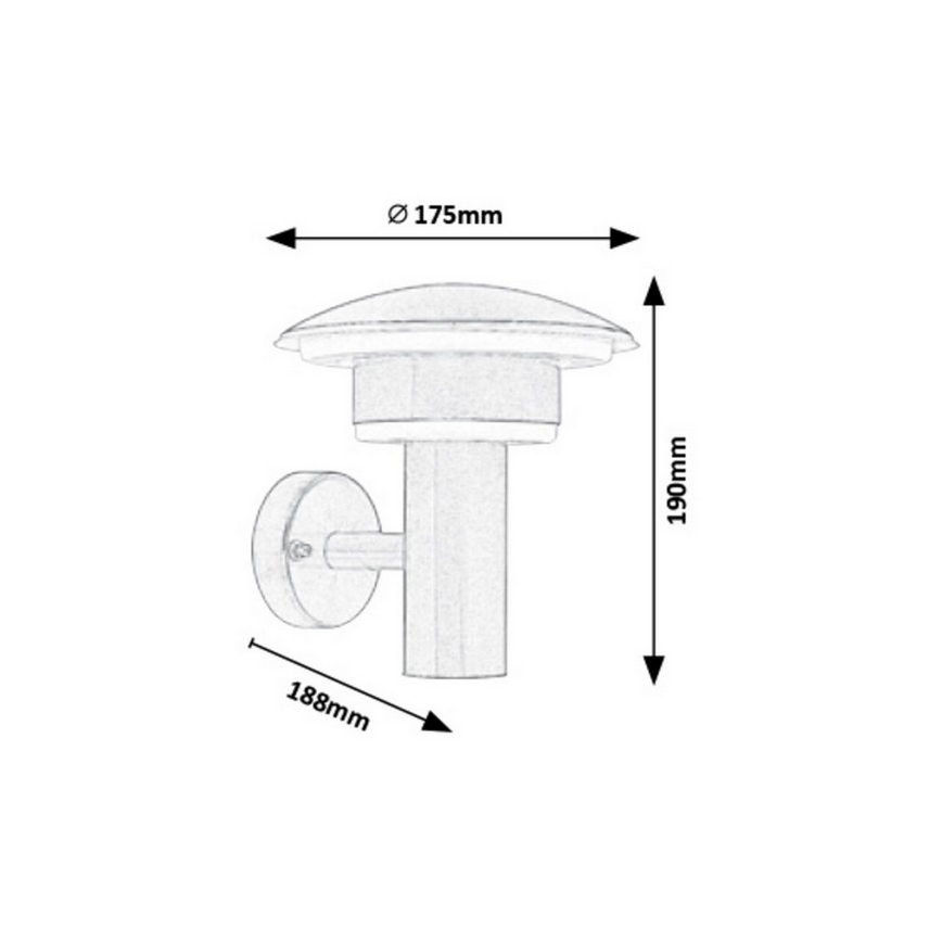 Rabalux - LED Venkovní nástěnné svítidlo LED/9W/230V 1000lm 4000K IP44