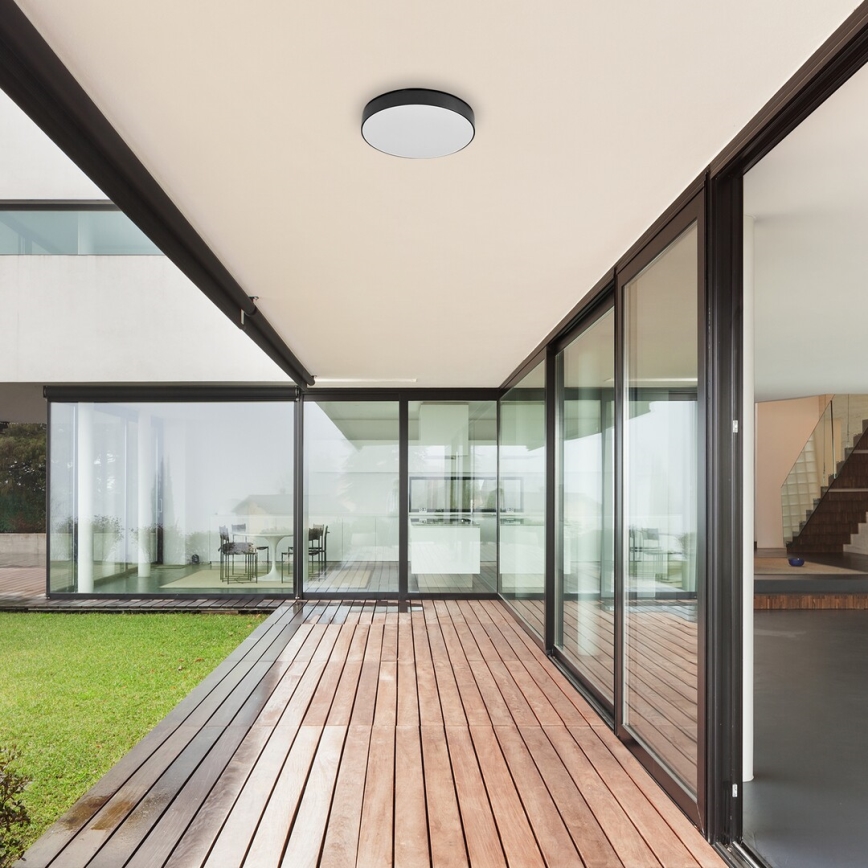 Rabalux - LED Koupelnové stropní svítidlo LED/24W/230V 2800K/4000K/6000K IP44 černá