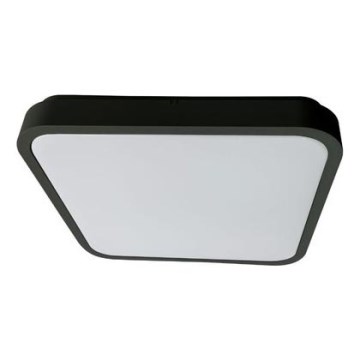 Rabalux - LED Koupelnové stropní svítidlo LED/36W/230V 3000/4000/6000K IP44 42x42 cm černá