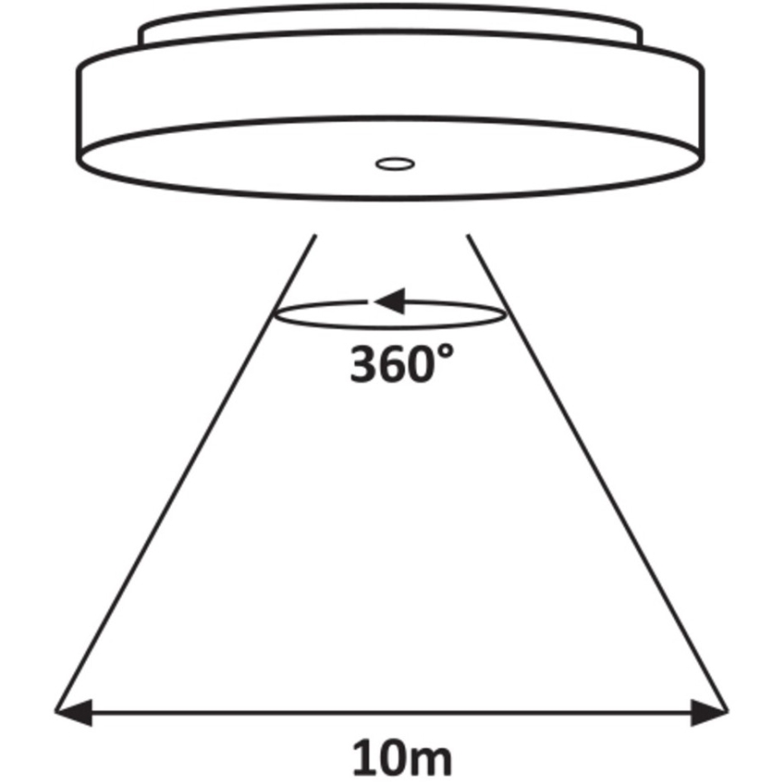 Rabalux - LED Koupelnové stropní svítidlo s pohybovým senzorem LED/18W/230V IP54 3000K/4000K/6000K pr. 22 cm