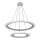 Rabalux - LED Lustr LED/62W/230V stříbrná