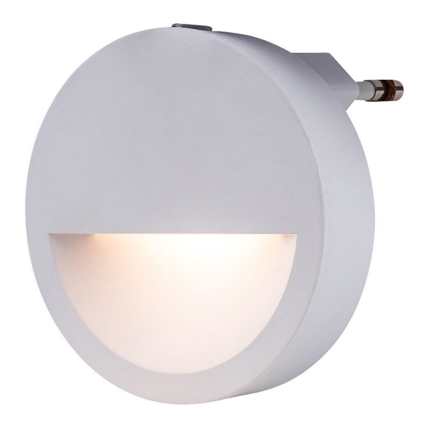 Rabalux - LED Noční světlo se senzorem soumraku LED/0,5W/230V 3000K pr. 65 mm