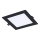 Rabalux - LED Podhledové svítidlo LED/12W/230V 17x17 cm černá