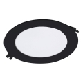 Rabalux - LED Podhledové svítidlo LED/12W/230V 3000K pr. 17 cm černá