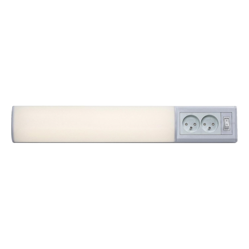 Rabalux - LED Podlinkové svítidlo se zásuvkami LED/10W/230V 4000K 50 cm bílá