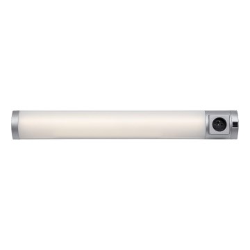Rabalux - LED Podlinkové svítidlo se zásuvkou LED/8W/230V 4000K 68 cm stříbrná
