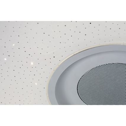 Rabalux - LED RGB Stmívatelné stropní svítidlo s reproduktorem LED/18W/230V 3000-6000K Bluetooth + dálkové ovládání 