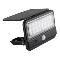 Rabalux - LED Solární nástěnné svítidlo se senzorem LED/7W/3,7V IP54 černá 3000 mAh