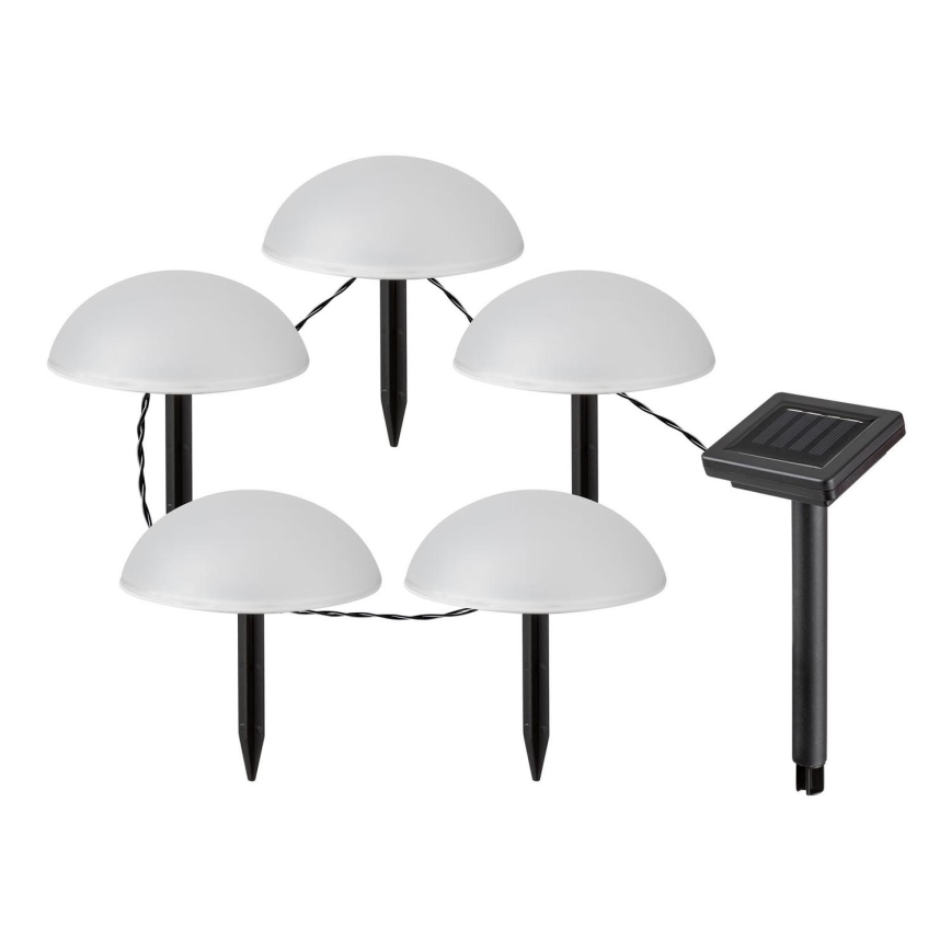 Rabalux - LED Solární svítidlo 5xLED/0,2W/1,2V IP44 600 mAh