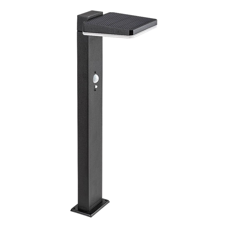 Rabalux - LED Stmívatelná solární venkovní lampa se senzorem LED/4,4W/3,7V IP54 antracit 2200 mAh