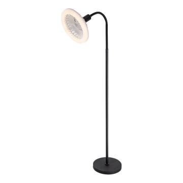 Rabalux - LED Stmívatelná stojací lampa s ventilátorem 1xE27/16W/230V 3000-6500K