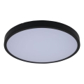 Rabalux - LED Stmívatelné koupelnové stropní svítidlo LED/24W/230V 3000-6000K IP44 pr. 35,5 cm černá + dálkové ovládání