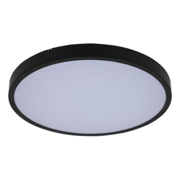 Rabalux - LED Stmívatelné koupelnové stropní svítidlo LED/24W/230V 3000-6000K IP44 pr. 35,5 cm černá + dálkové ovládání