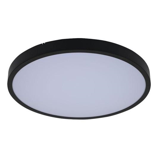 Rabalux - LED Stmívatelné koupelnové stropní svítidlo LED/24W/230V 3000-6000K IP44 pr. 35,5 cm černá + dálkové ovládání