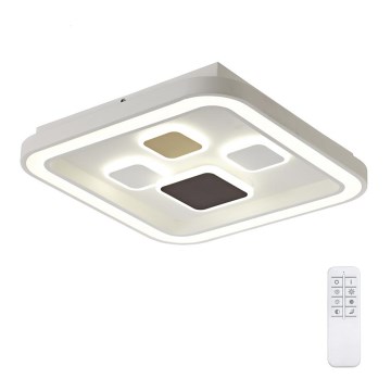 Rabalux - LED Stmívatelné stropní svítidlo HOLLIS LED/40W/230V 48x48 cm + dálkové ovládání