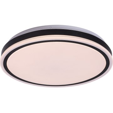 Rabalux - LED Stmívatelné stropní svítidlo LED/20W/230V 3000-6500K pr. 38,5 cm černá + dálkové ovládání