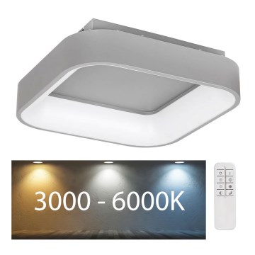 Rabalux - LED Stmívatelné stropní svítidlo LED/28W/230V hranatý 3000-6000K 45x45 cm + dálkové ovládání