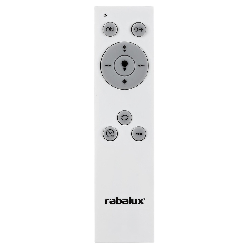Rabalux - LED Stmívatelné stropní svítidlo LED/38W/230V černá 3000-6500K + dálkové ovládání