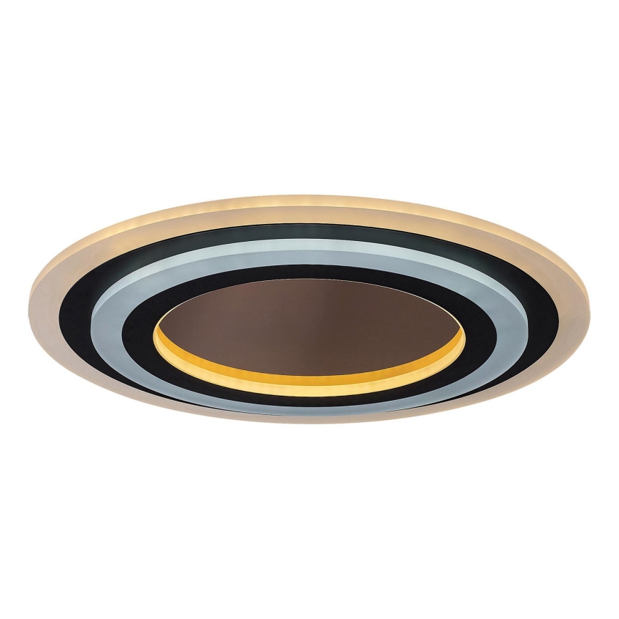Rabalux - LED Stmívatelné stropní svítidlo LED/56W/230V 3000/4000/6000K matný chrom/černá + dálkové ovládání