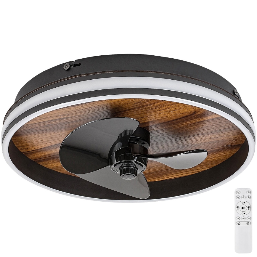 Rabalux - LED Stmívatelné stropní svítidlo s ventilátorem LED/30W/230V 3000-6500K + dálkové ovládání