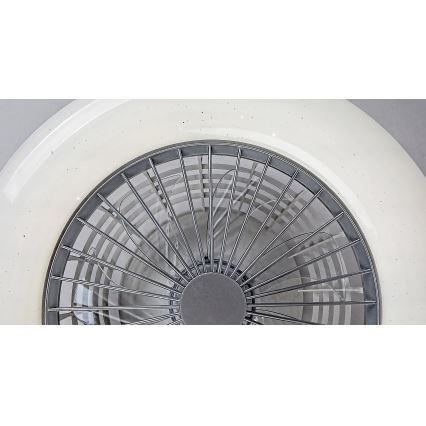 Rabalux - LED Stmívatelné stropní svítidlo s ventilátorem LED/30W/230V 3000-6500K + dálkové ovládání 