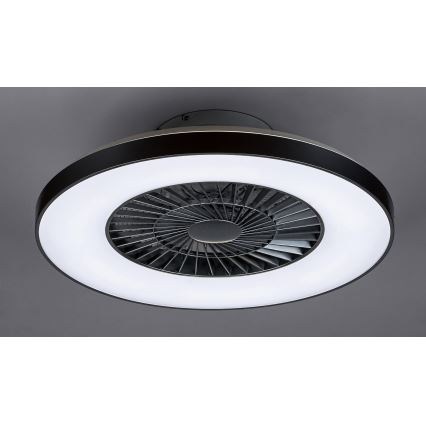 Rabalux - LED Stmívatelné stropní svítidlo s ventilátorem LED/40W/230V 3000-6500K + dálkové ovládání 