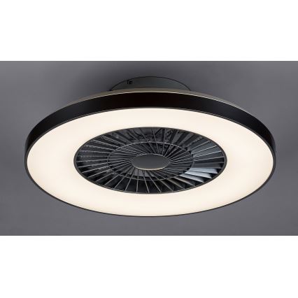 Rabalux - LED Stmívatelné stropní svítidlo s ventilátorem LED/40W/230V 3000-6500K + dálkové ovládání 