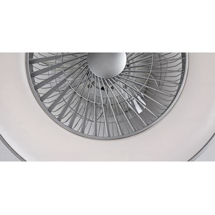 Rabalux - LED Stmívatelné stropní svítidlo s ventilátorem LED/40W/230V 3000-6500K + dálkové ovládání 