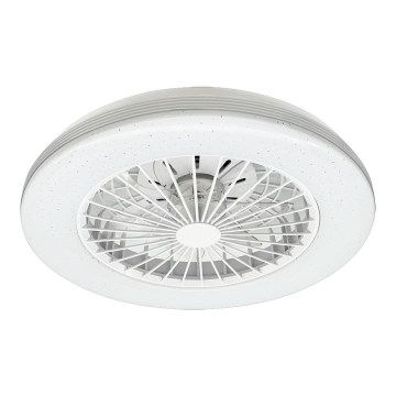Rabalux - LED Stmívatelné stropní svítidlo s ventilátorem LED/48W/230V 3000-6500K + dálkové ovládání