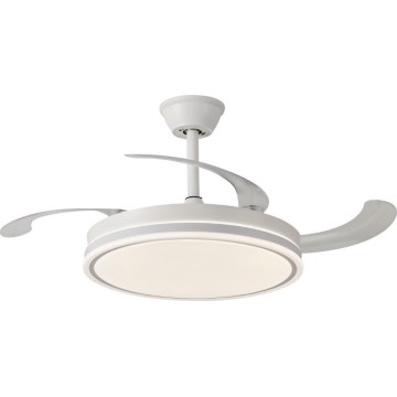 Rabalux - LED Stmívatelné stropní svítidlo s ventilátorem LED/60W/230V 3000-6500K + dálkové ovládání
