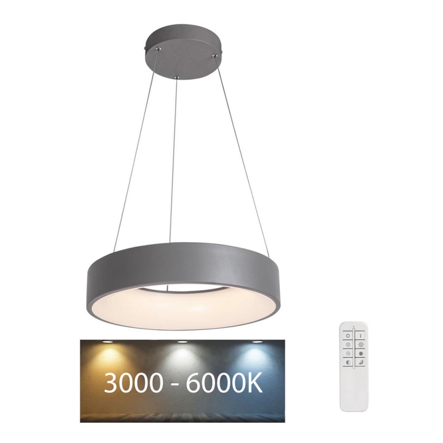 Rabalux - LED Stmívatelný lustr na lanku LED/24W/230V kulatý 3000-6000K + dálkové ovládání