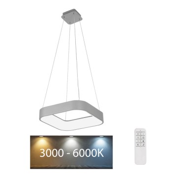 Rabalux - LED Stmívatelný lustr na lanku LED/28W/230V hranatý 3000-6000K + dálkové ovládání