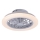 Rabalux - LED Stmívatelný stropní svítidlo s ventilátorem LED/24W/230V 3000-6500K + dálkové ovládání