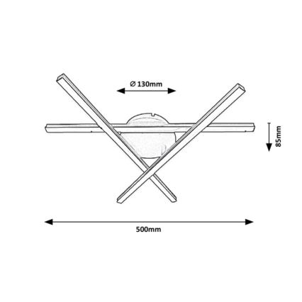 Rabalux - LED Stropní svítidlo 3xLED/25W/230V