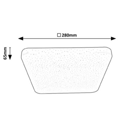 Rabalux - LED Stropní svítidlo LED/12W/230V