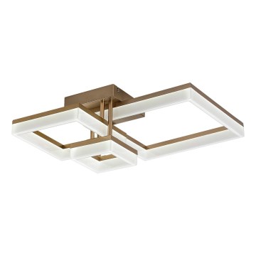 Rabalux - LED Stropní svítidlo LED/22W/230V 3000/4000/6500K zlatá 47x47 cm