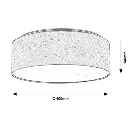 Rabalux - LED Stropní svítidlo LED/22W/230V krémová