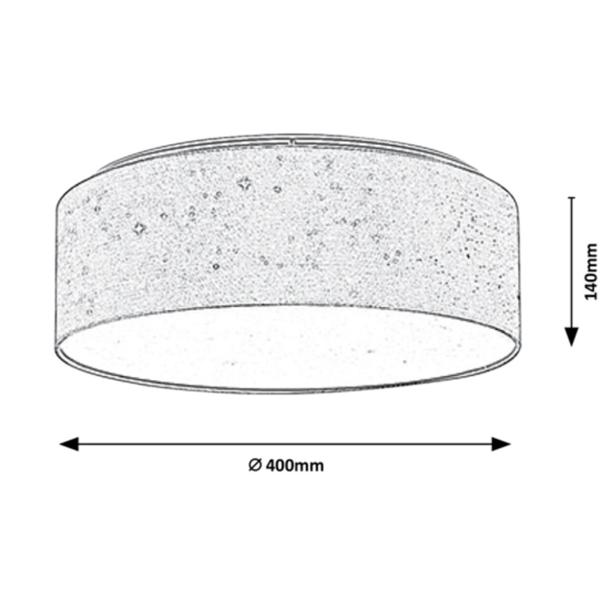 Rabalux - LED Stropní svítidlo LED/22W/230V krémová