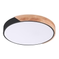 Rabalux - LED Stropní svítidlo LED/24W/230V černá/dub pr. 41,5 cm