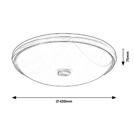 Rabalux - LED Stropní svítidlo LED/24W/230V