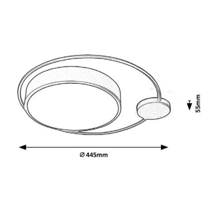 Rabalux - LED Stropní svítidlo LED/28W/230V