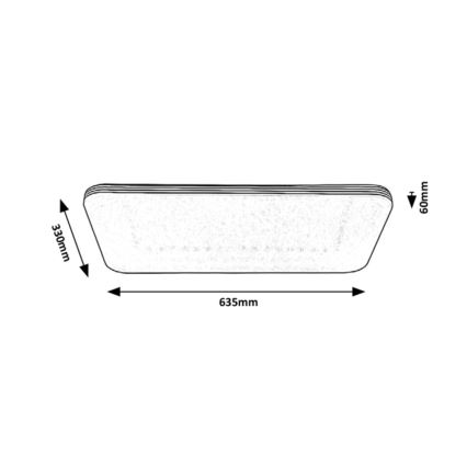 Rabalux - LED Stropní svítidlo LED/36W/230V