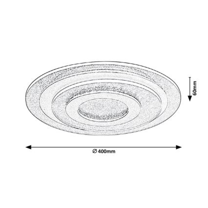 Rabalux - LED Stropní svítidlo LED/40W/230V pr. 40 cm