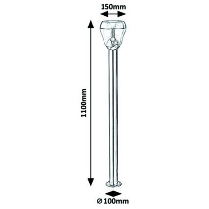 Rabalux - LED Venkovní lampa LED/8W/230V IP44