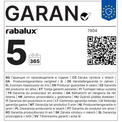 Rabalux - LED Venkovní nástěnné bodové svítidlo 2xLED/6,45W/230V IP65