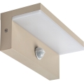 Rabalux - LED Venkovní nástěnné svítidlo se senzorem LED/9W/230V IP54 béžová