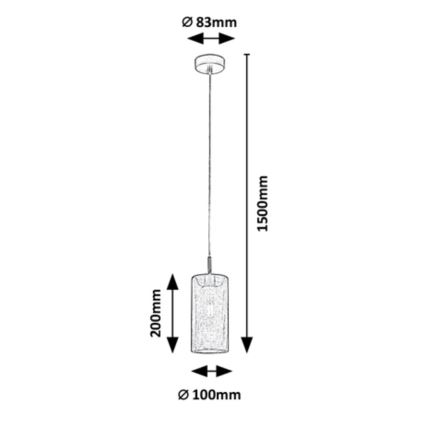 Rabalux - Lustr na lanku 1xE14/25W/230V